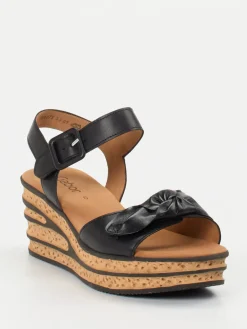 Damen Gabor – Keilsandalette aus Lammleder