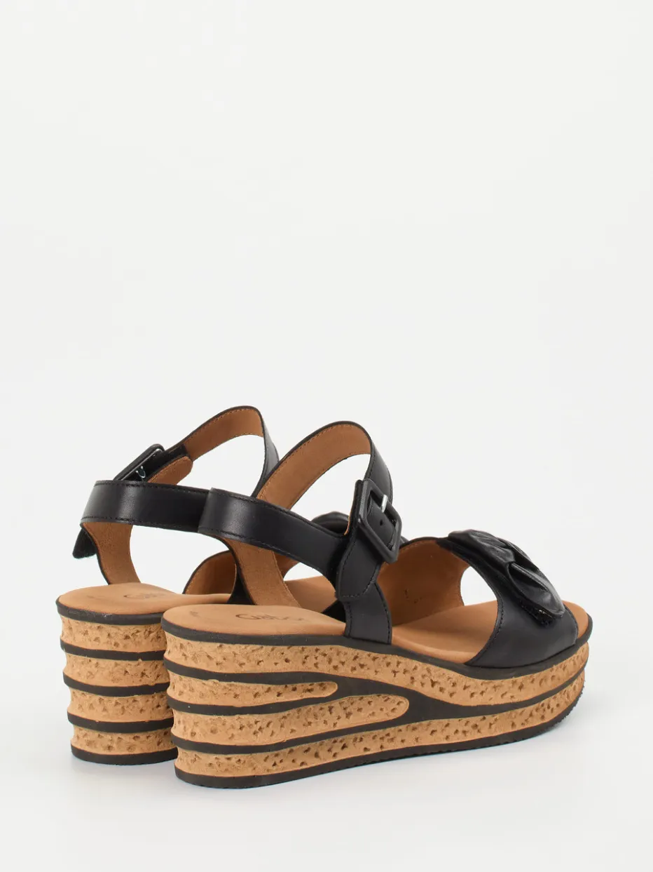 Damen Gabor – Keilsandalette aus Lammleder