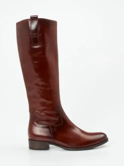 – Kniehohe Stiefel aus Glattleder kastanien*Gabor Clearance