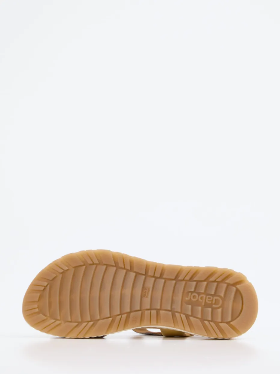 – Komfort-Sandale aus Metallicleder*Gabor Online