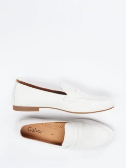 – Loafer aus Kalbleder in Creme*Gabor Online