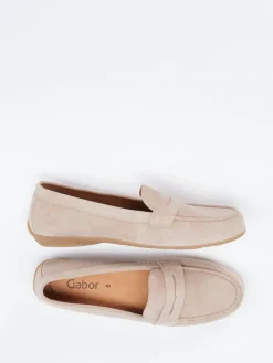 – Loafer aus Veloursleder in Beige*Gabor Hot