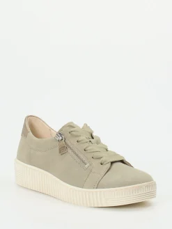 Damen Gabor – Low-Top Sneaker aus Veloursleder Salbei