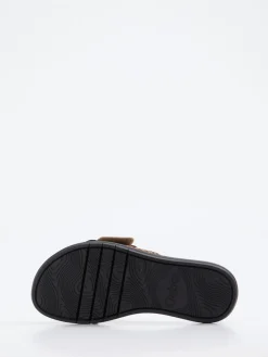 Damen Gabor – Pantolette aus geprägtem Leder in Leoprint