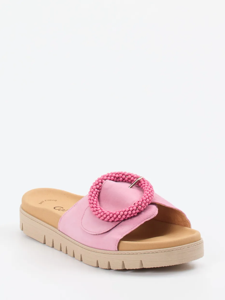 Damen Gabor – Pantolette aus Veloursleder in