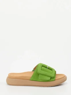 Damen Gabor – Pantolette aus Veloursleder in