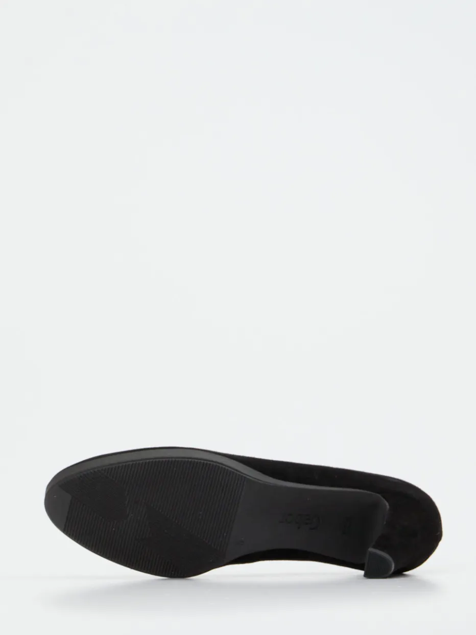Damen Gabor – Plateau-Pumps aus Veloursleder