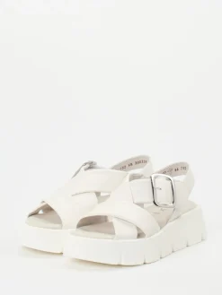 – Plateausandale aus Lammleder Offwhite*Gabor Discount