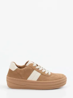 – Plateau-Sneaker aus Veloursleder karamell*Gabor Online