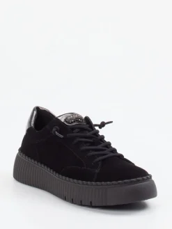 Damen Gabor – Plateau-Sneaker aus Veloursleder