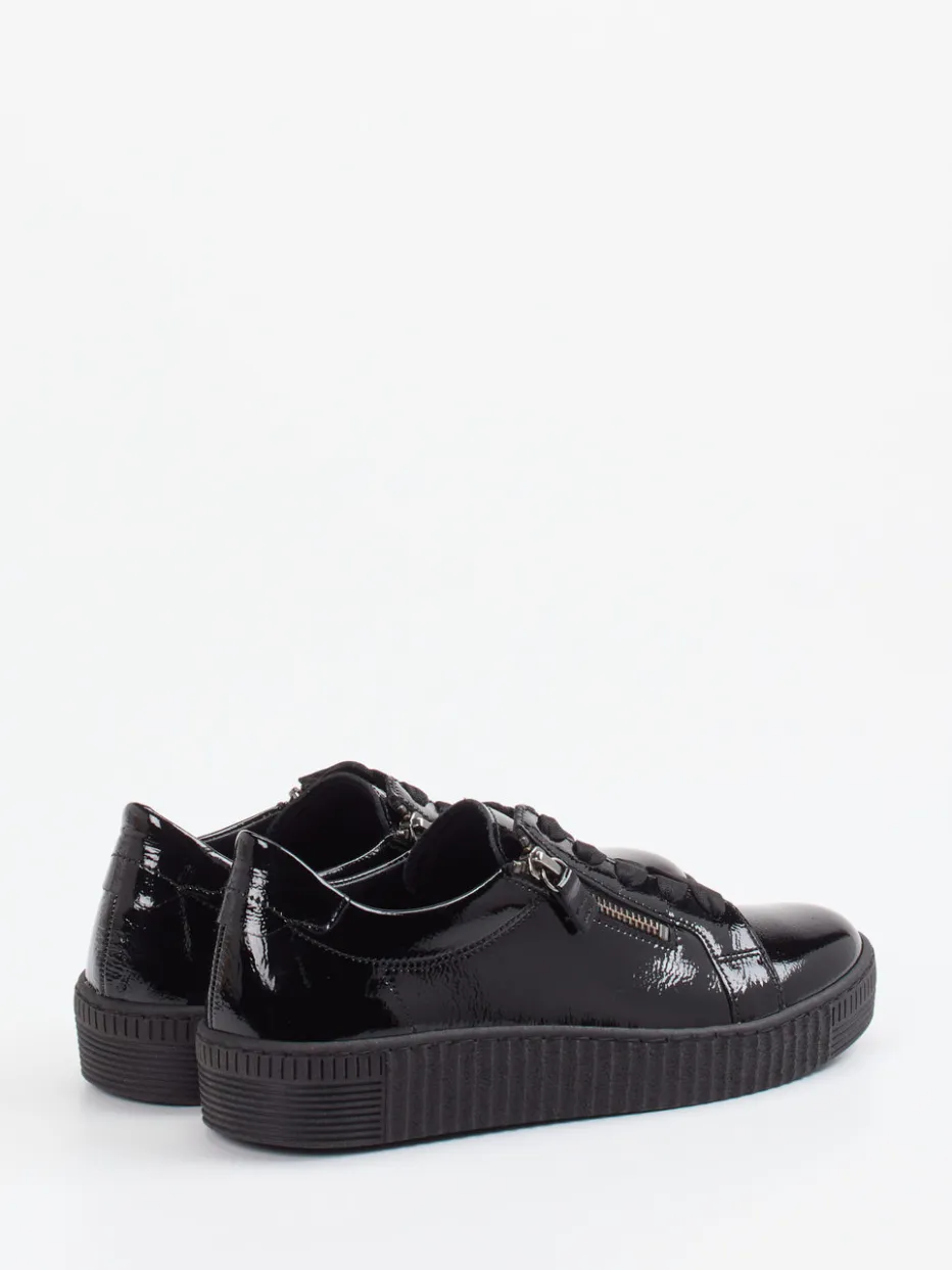 Damen Gabor – Plateau-Sneaker aus em Lackleder