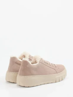 – Plateau-Sneaker aus Veloursleder Sandbeige*Gabor Clearance