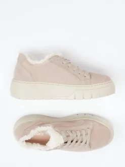 – Plateau-Sneaker aus Veloursleder Sandbeige*Gabor Clearance