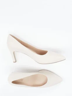 – Pumps aus Lammleder in Cremeweiß*Gabor Outlet