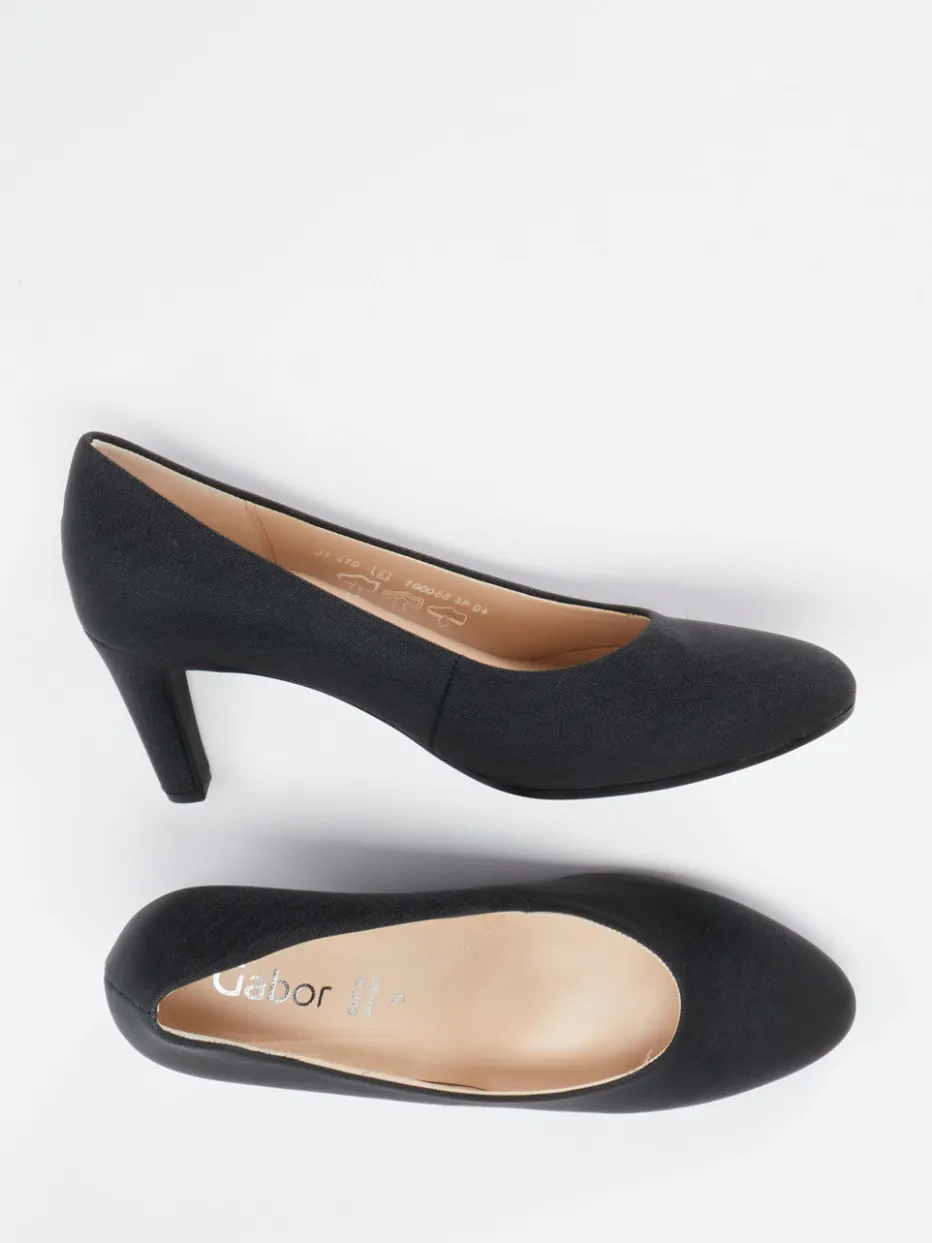 – Pumps aus Metallicleder in*Gabor