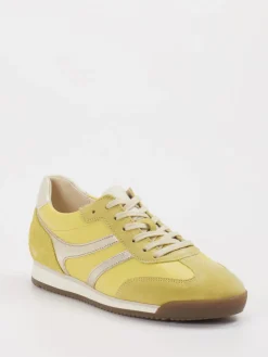Damen Gabor – Retro-Sneaker aus Veloursleder Pastell