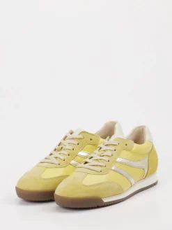 Damen Gabor – Retro-Sneaker aus Veloursleder Pastell