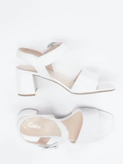 Damen Gabor – Sandalen aus Lammleder glänzend