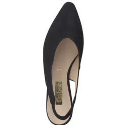 Damen Gabor – Slingback-Pumps aus Veloursleder