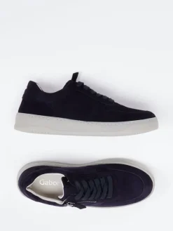 – Sneaker aus Kalbleder in Dunkel*Gabor Discount