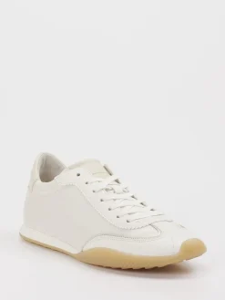 Damen Gabor – Sneaker aus Velours und Textil in Offwhite