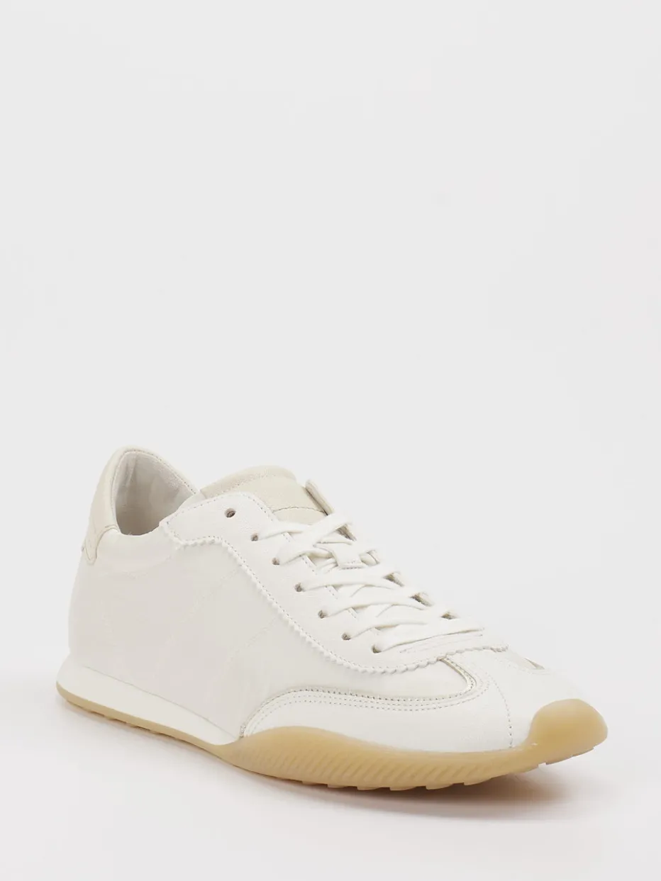 Damen Gabor – Sneaker aus Velours und Textil in Offwhite