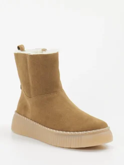 – Stiefelette aus Veloursleder cognac*Gabor Sale