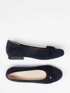 – Ballerinas aus Veloursleder Dunkel*Gabor Comfort Discount
