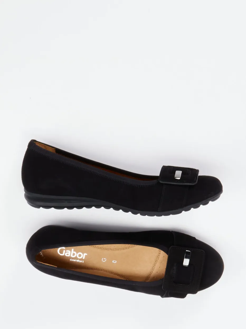 – Ballerinas aus Veloursleder*Gabor Comfort Best