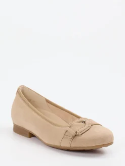 Damen Gabor Comfort – Ballerinas aus Veloursleder