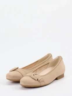 Damen Gabor Comfort – Ballerinas aus Veloursleder