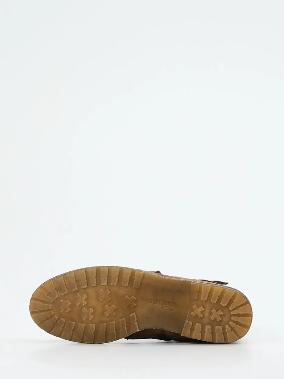 Damen Gabor Comfort – Biker Boots aus Veloursleder