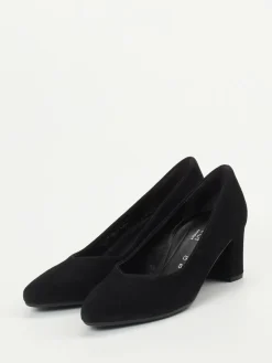 Damen Gabor Comfort – Blockabsatz-Pumps aus Veloursleder