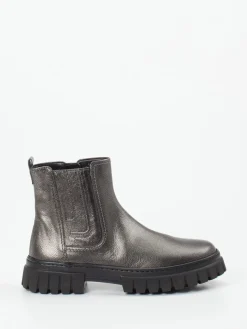 – Chelsea Boots aus Metallicleder anthrazit*Gabor Comfort Sale