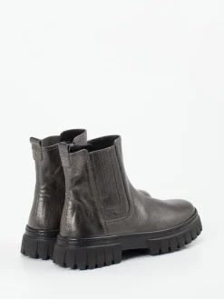 – Chelsea Boots aus Metallicleder anthrazit*Gabor Comfort Sale