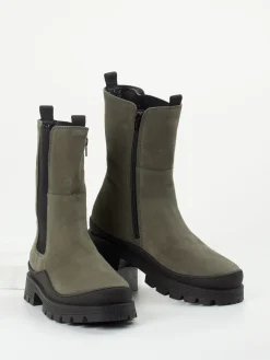 – Chelsea Boots aus Nubukleder oliv*Gabor Comfort Best