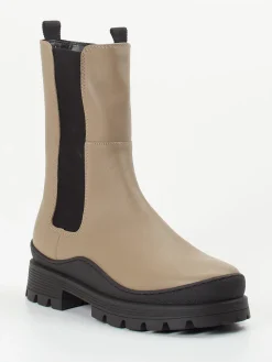 – Chelsea Boots aus Kalbleder in Taupe*Gabor Comfort Outlet
