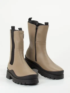 – Chelsea Boots aus Kalbleder in Taupe*Gabor Comfort Outlet