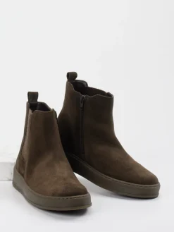 Damen Gabor Comfort – Chelsea Boots aus Veloursleder