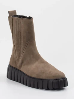 – Chelsea Boots aus Veloursleder Taupe*Gabor Comfort