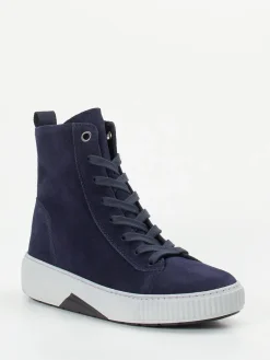 – High-Top Sneaker aus Veloursleder Dunkel*Gabor Comfort Outlet