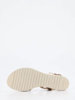 – Keilsandalette aus Metallicleder*Gabor Comfort Hot