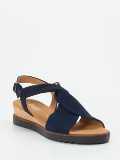 – Keilsandalette aus Nubukleder Dunkel*Gabor Comfort Online