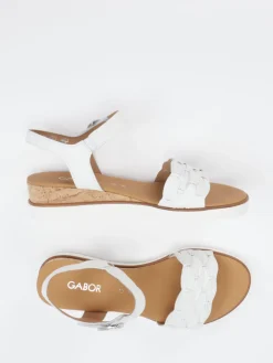 Damen Gabor Comfort – Keilsandalette aus Kalbleder