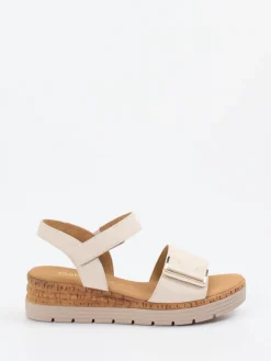 Damen Gabor Comfort – Keilsandaletten aus Hirschleder