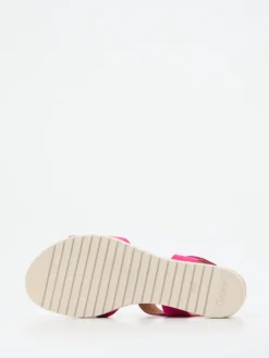 Damen Gabor Comfort – Keilsandalette aus Veloursleder