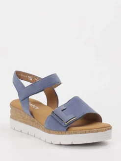 – Keilsandaletten aus Veloursleder jeans*Gabor Comfort Clearance