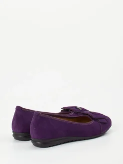 – Komfort-Ballerina aus Veloursleder violett*Gabor Comfort Clearance