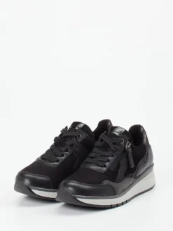 – Komfort-Sneaker aus Stretch und Leder*Gabor Comfort Clearance