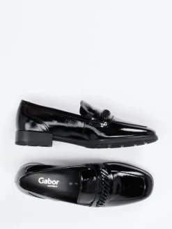 Damen Gabor Comfort – Loafer aus Lackleder